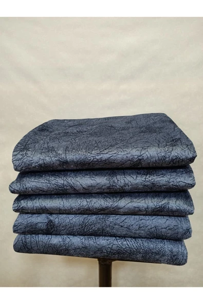 Madame Clean Home Süngerli Koltuk Çekyat Örtüsü Damar Desenli Lacivert - Resim 2