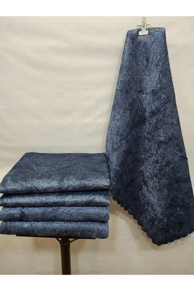 Madame Clean Home Süngerli Koltuk Çekyat Örtüsü Damar Desenli Lacivert ürün görseli