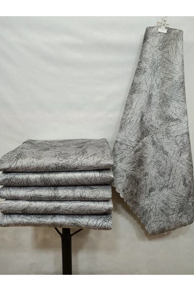 Madame Clean Home Süngerli Koltuk Çekyat Örtüsü Damar Desenli Gri - 1