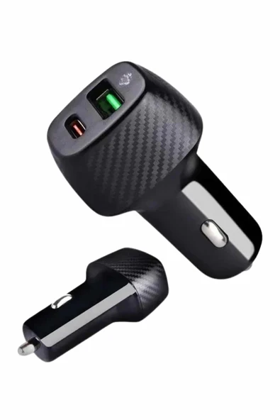 Type-C Girişli Araba Çakmaklık Şarj Cihazı 38W Oto Çakmaklık - 2