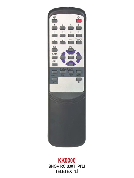 SHOV RC 300T IPI’LI TELETEXT’Lİ KUMANDA - Resim 2