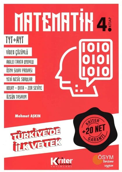 Kriter Akademi Tyt-Ayt Matematik 4.Kitap