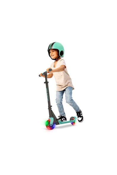 Chillafish Flexxi Glow Işıklı Katlanabilir 2 Tekerlekli Scooter - Mint - 1