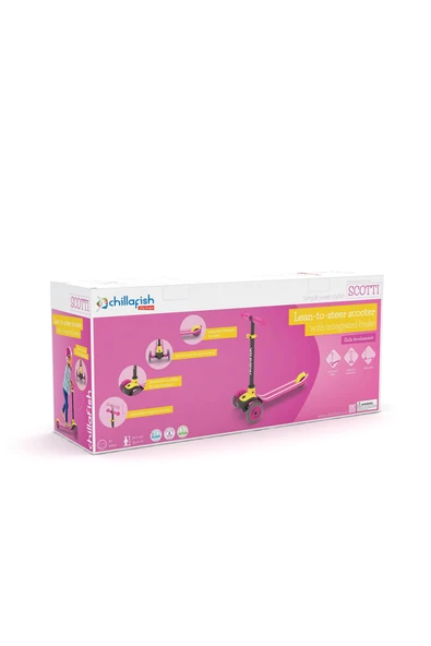 Chillafish Scotti 3 Tekerlekli Scooter - Pembe - 2