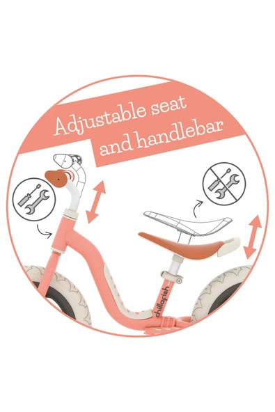 Chillafish Charlie LUX - Denge Bisikleti (12 inç) - Salmon - Resim 3