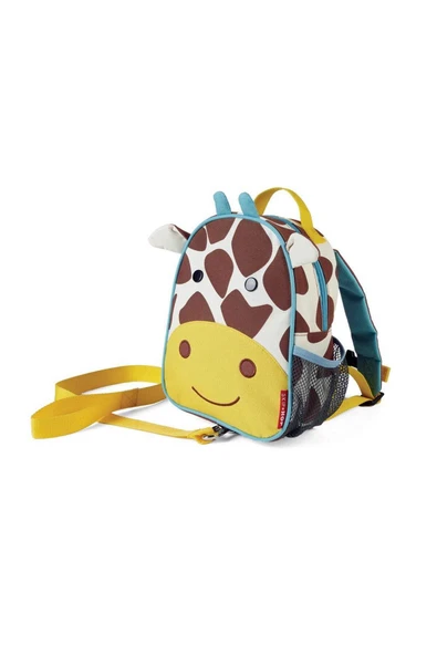 Skip Hop Zoo Emniyet Kemerli Sırt Çantası Kahverengi - 1