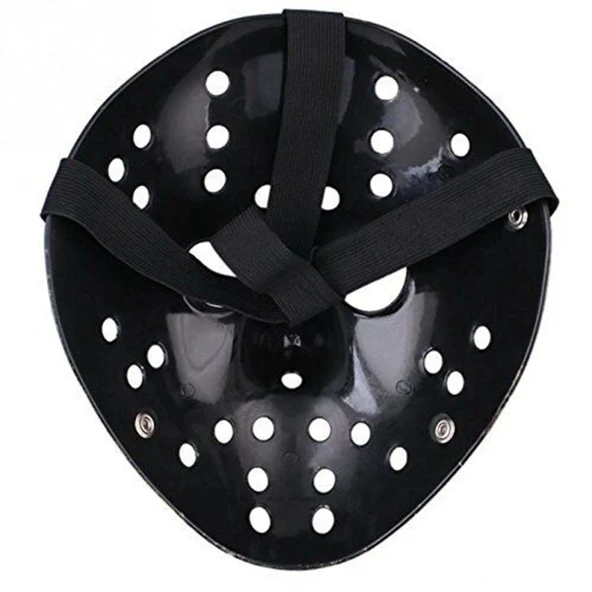 Jason Maskesi Hannibal Maskesi Metal Gümüş Renk 20x25 Cm - Resim 4