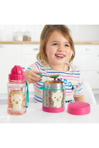 Skip Hop Zoo Paslanmaz Çelik Termos 325 Ml Lama - 3