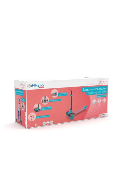 Chillafish Scotti 3 Tekerlekli Scooter - Kırmızı - 2
