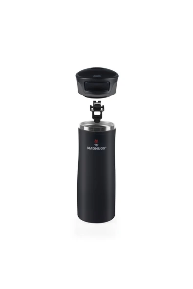 MADMUGS Travel Mug Termos Bardak 0.47 lt Black - 4