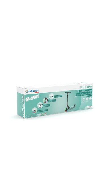 Chillafish Flexxi Glow Işıklı Katlanabilir 2 Tekerlekli Scooter - Mint - 2