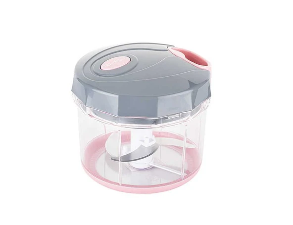 TANTİTONİ AÇIK PEMBE GRİ BÜYÜK PRATİK DOĞRAYICI VE ÇIRPICI 1000 ML