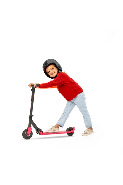 Chillafish Flexxi Glow Işıklı Katlanabilir 2 Tekerlekli Scooter - Coral - 1