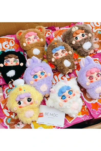 tinyshop kids store Baby Migo çanta charmı peluş,labubu - 1