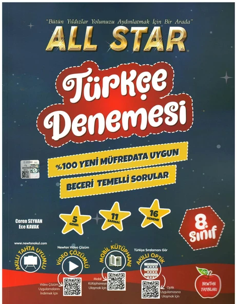 Newton 8.Sınıf All Star Türkçe Denemesi
