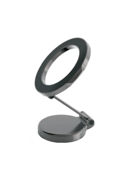 JX-037 Siyah Katlanır Manyetik Araba İçi Kompakt Cep Telefonu Tutucu ürün görseli 1