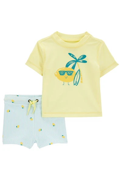 Carter's Erkek Bebek Güneş Koruyucu Mayo Set - 1