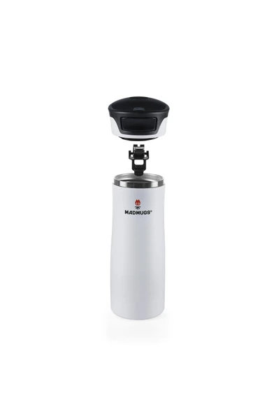 MADMUGS Travel Mug Termos Bardak 0,47lt-beyaz - 3