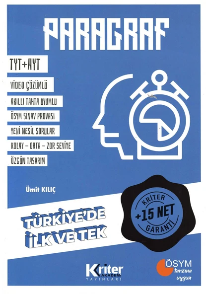 Kriter Akademi Tyt-Ayt Paragraf