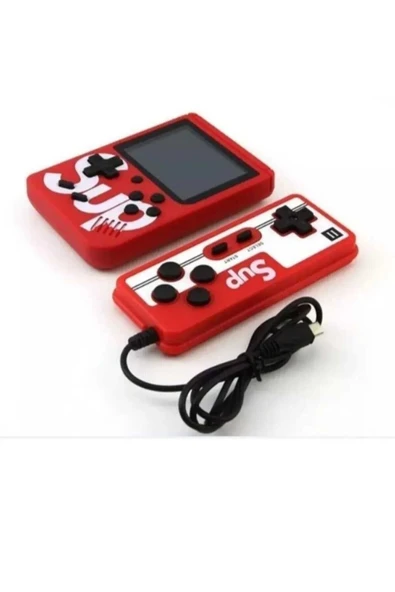 TEKNOLOJIADASI sup mavi sup atari oyun konsolu 2 oyunculu mini el atarisi 400 oyunlu - 3