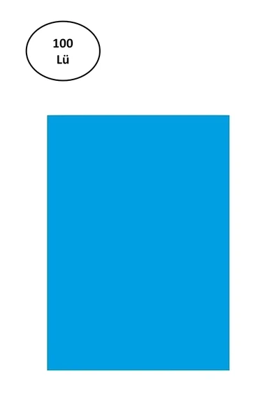 Puti 2090 Fon Kartonu 50X70 Cm 100'Lü Mavi ürün görseli 1