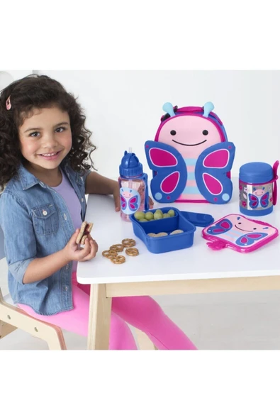 Skip Hop Zoo Kelebek Paslanmaz Çelik Termos - 2