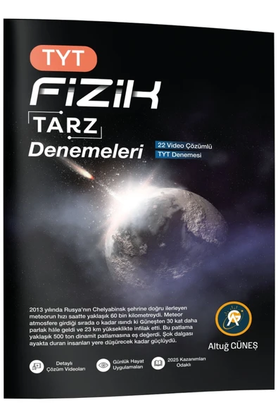 Altuğ Güneş TYT Fizik Tarz Denemeleri ürün görseli