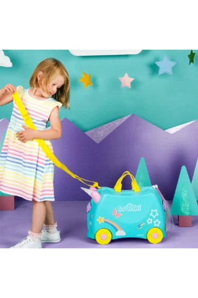 Trunki Çocuk Bavulu - Una Unicorn - 4