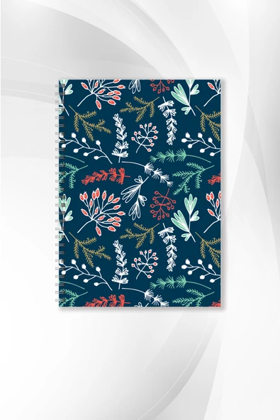 NY ÇİÇEK A5 Spiralli Okul Defteri 80 yaprak 4'lü Set 2 Kareli 2 Çizgili - 6