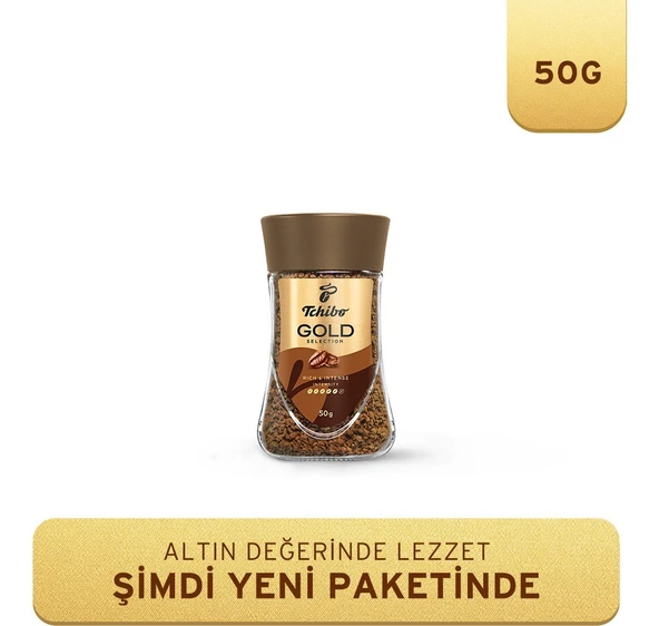 Tchibo Gold Selection Çözünebilir Kahve 50 g - Resim 2