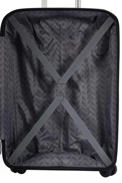 Pierre Cardin Trolley Valiz Siyah Orta Boy 04PC8009-02-SY - Resim 7