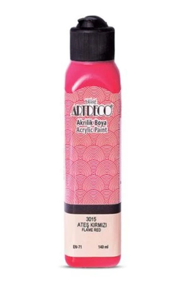 Artdeco Akrilik Boya 140 Ml Ateş Kırmızı ürün görseli