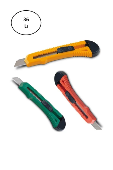 Mas Bion Maket Bıçağı Tam Plastik 36'lı ürün görseli