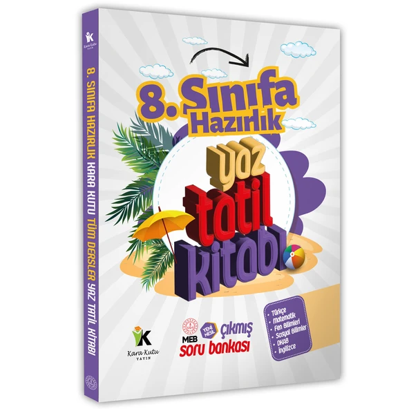 8. Sınıfa Hazırlık Tüm Dersler Yaz Tatil Kitabı Dijital Çözümlü Soru Bankası ürün görseli 1