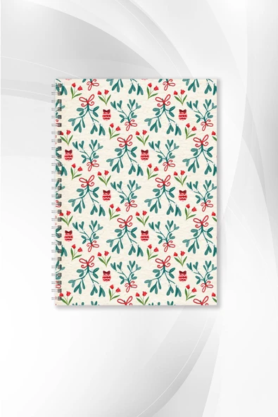 NY ÇİÇEK A5 Spiralli Okul Defteri 80 yaprak 4'lü Set 2 Kareli 2 Çizgili - 4