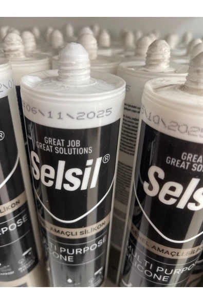 Selsil Genel Amaçlı Şeffaf Silikon 280gr - Resim 3