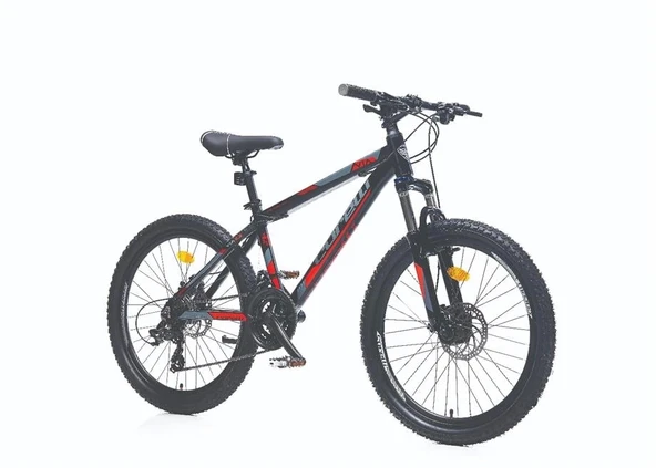 CORELLİ VIA 2.1 ERKEK DAĞ BİSİKLETİ 460H MD 27.5 JANT 21 VİTES SİYAH KIRMIZI GRİ ürün görseli
