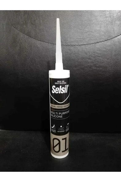 Selsil Şeffaf Genel Amaçlı Silikon 280 gr ürün görseli