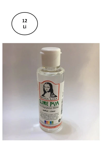 Südor Sıvı Yapıştırıcı Slime Şeffaf 70 ml 12'li ürün görseli