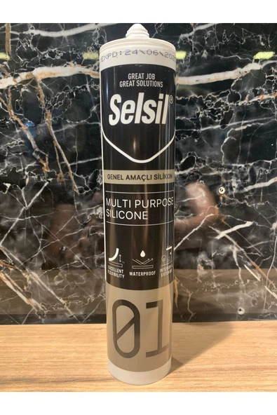 Selsil Genel Amaçlı Şeffaf Silikon - Resim 3