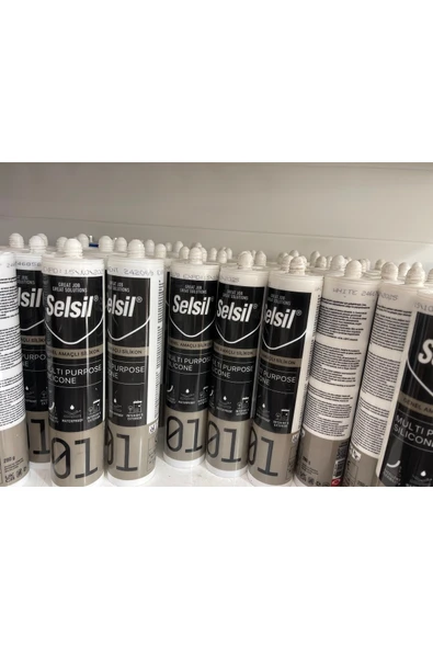 Selsil Genel Amaçlı Şeffaf Silikon 280gr - Resim 2