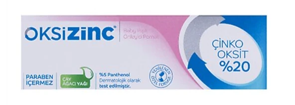 Oksizinc Baby %20 Çinko Oksit Pişik Önleyici Pomat 40 gr