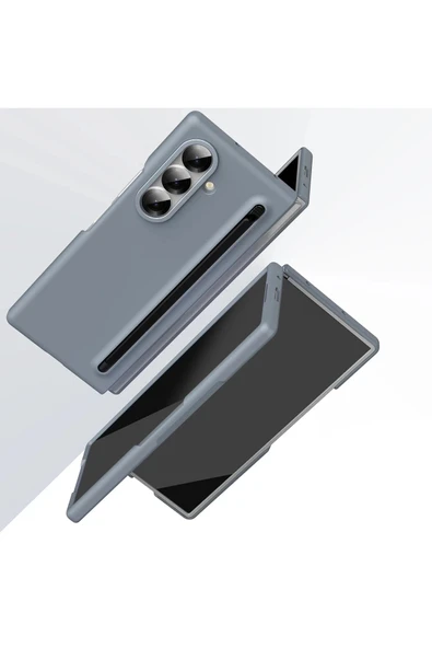 Samsung Galaxy Z Fold 7 Hole Fold Kapak - Titan Gri - Resim 5