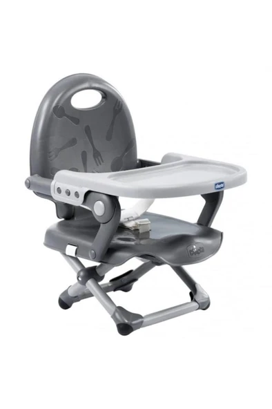 Chicco Pocket Snack Yükseltici Mama Sandalyesi Dark Grey Outlet