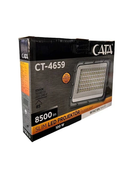 Cata CT-4659 100W 6500K (Beyaz Işık) Led Projektör (2 Adet) - 2