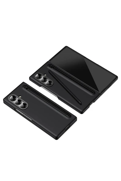 Samsung Galaxy Z Fold 6 Hole Fold Kapak - Siyah - Resim 3