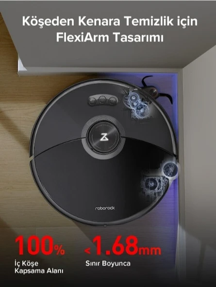 Roborock S8 MaxV Ultra Akıllı Robot Süpürge Siyah - Resim 4