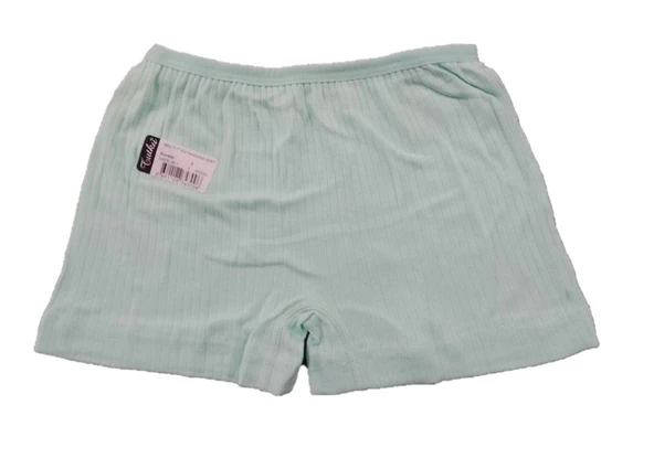 6 Adet Tutku Kız Çocuk Kaşkorse Kumaş Boxer Karışık Renk - Resim 2