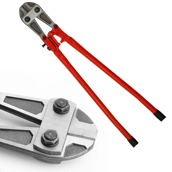 (36'') Kollu Çeneli Kupplon Demir Kesme Makası Çubuk İnşaat Demiri Teli Metal Kesim Makası CR-V ürün görseli