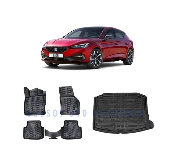 Seat Leon Otomatik Paspas Ve Bagaj Havuzu 2021- - 1